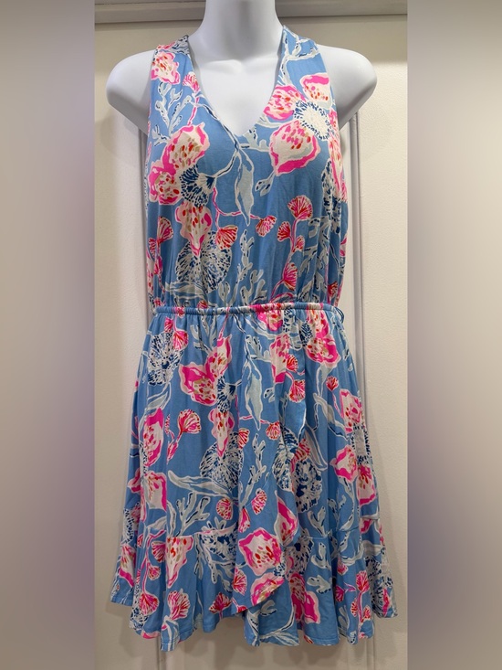 Lilly Pulitzer Pants - Lilly Pulitzer Camri Halter Romper "Bahamian Rhapsody" Size Medium